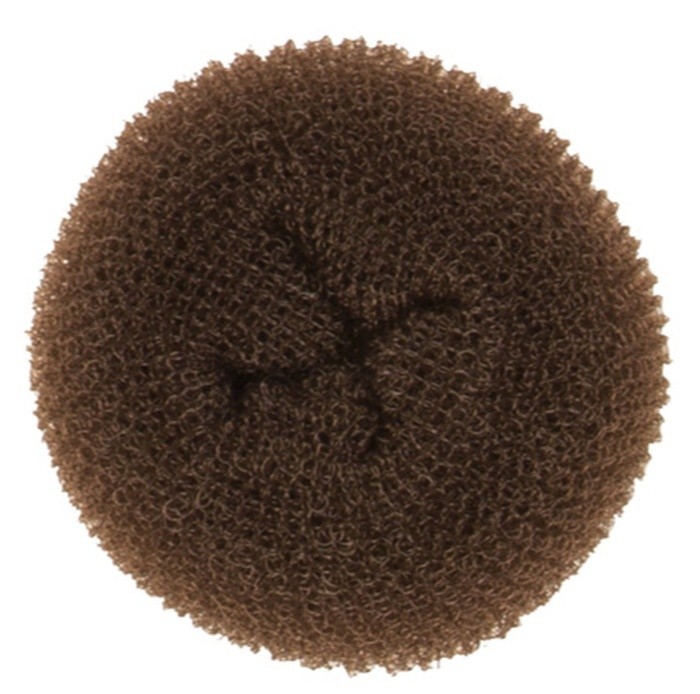 Biffoli elastico per chignon castano