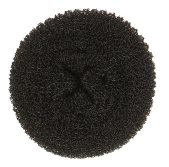 Biffoli elastico per chignon nero