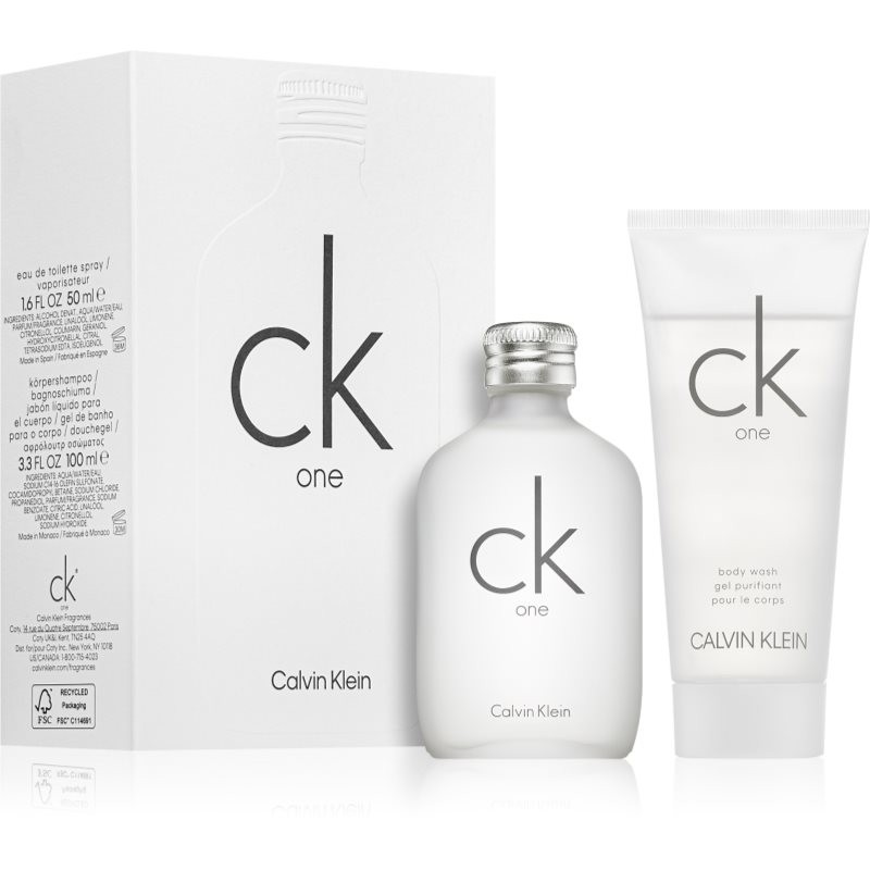 Ck one coffret edt 50 ml+s/g 100ml