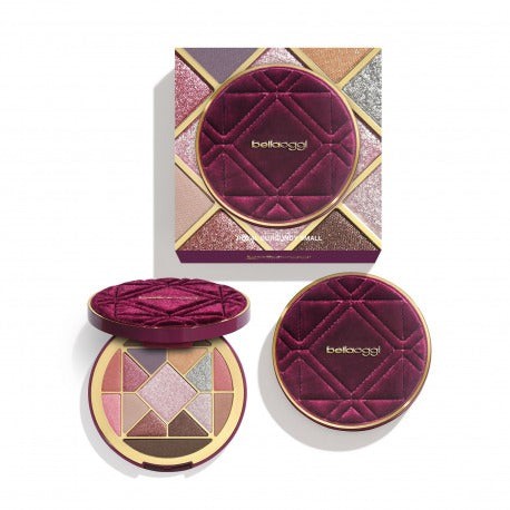 Bellaoggi palette royal burgundy small 9 ombretti+2 terre+4 blush