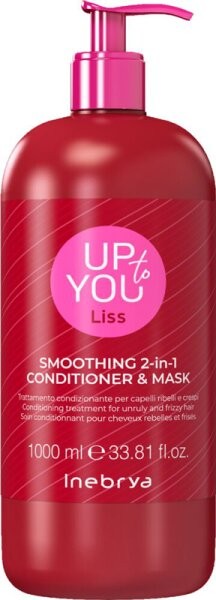 Inebrya Up to you liss smoothing 2-in-1 mask & conditioner 1000 ml