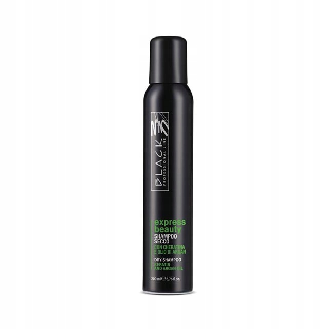 Black sh.a secco argan e cheratina 200 ml.