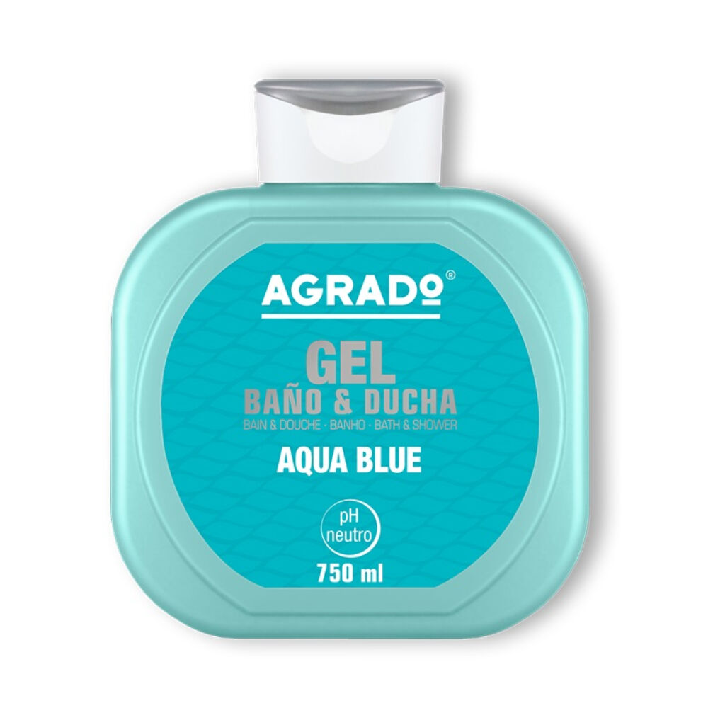 Agrado gel bagno e doccia aqua blue 750 ml