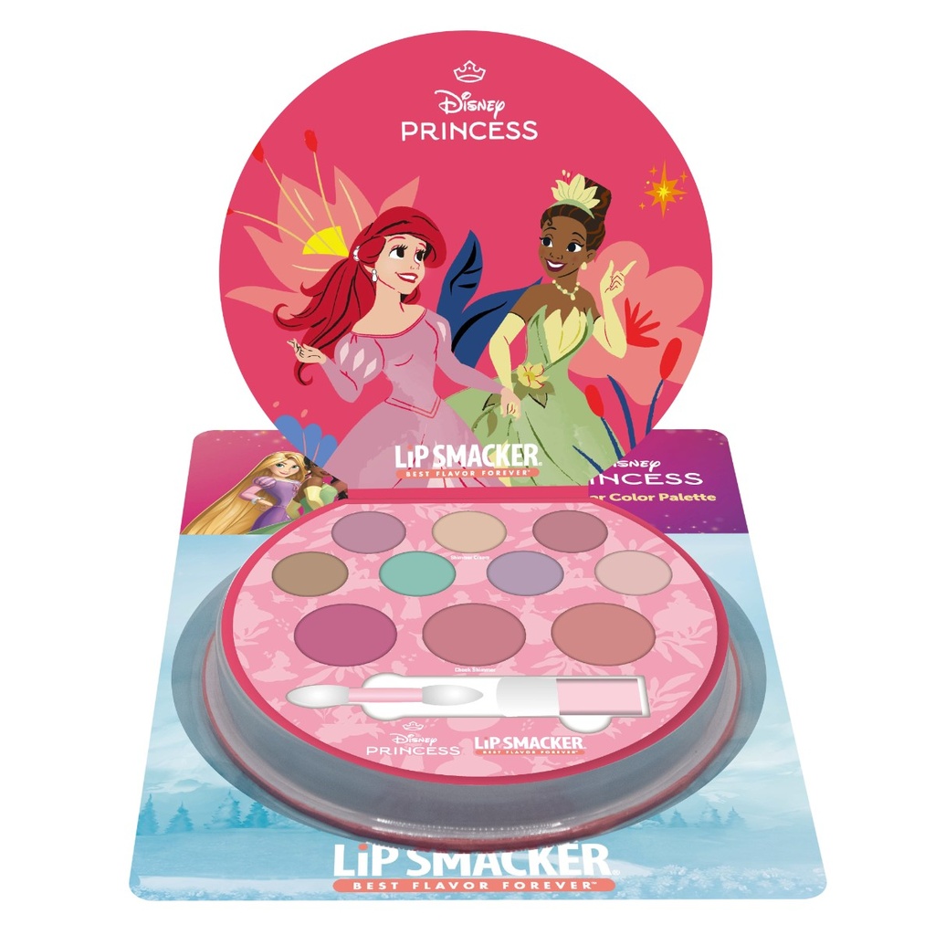 Disney Princess shimmer color palette lip smacker